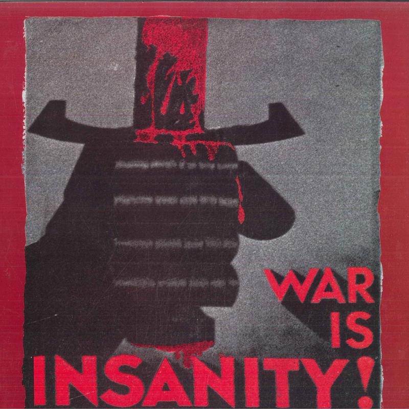 LP Record VARIOUS War Is Insanity BB025 KNOCK OUT 199 Europe Rock Used