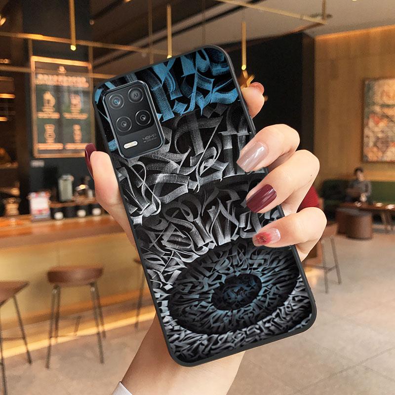Pokras Lampas Graffiti Case for OPPO Realme GT 2 Pro X2 Pro XT C25S 8 7 6 Pro 6i Realme GT Master C3 C21 C21Y C11 X3 SuperZoom