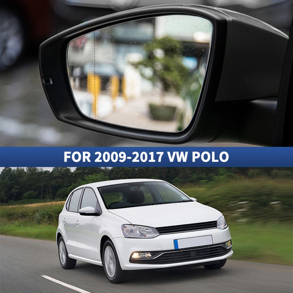 Car Front Left Right Side Wing Heated Mirror Glass Convex Lens Glasses For VW POLO 2010 2011 2012 2013 2014 2015 2016 2017