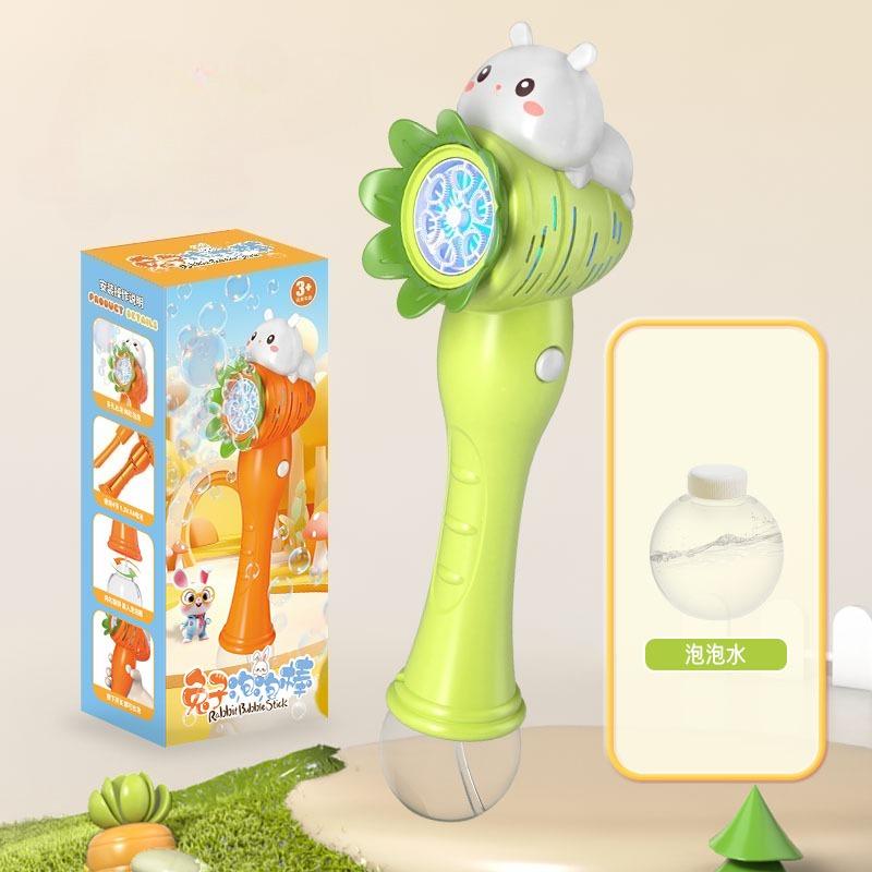 Children Bubble Machine Animal Electric Handheld Gatling Bubble Gun With Automatic Lights Music And Kids Summer Outdoor Bath Toy