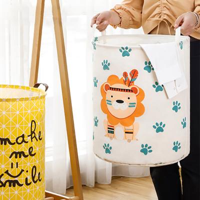 Clothing Laundry Baskets 1PC For Home Bathroom Cat Print Save Space Household Supplies Toy Storage Box Laundry Bucket