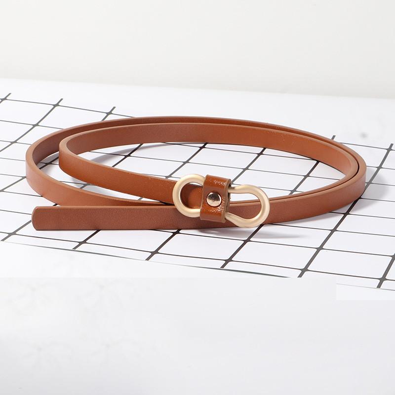 Trendy Ladies Slim Pu Leather Waist Belt Ideal For Chic Shirt And Skirt Combinations