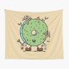 Dessert Donuts Tapestry Tasty Food Tapestry American Traditional Breakfast Food Pattern Wall Hanging for Bedroom Living Room