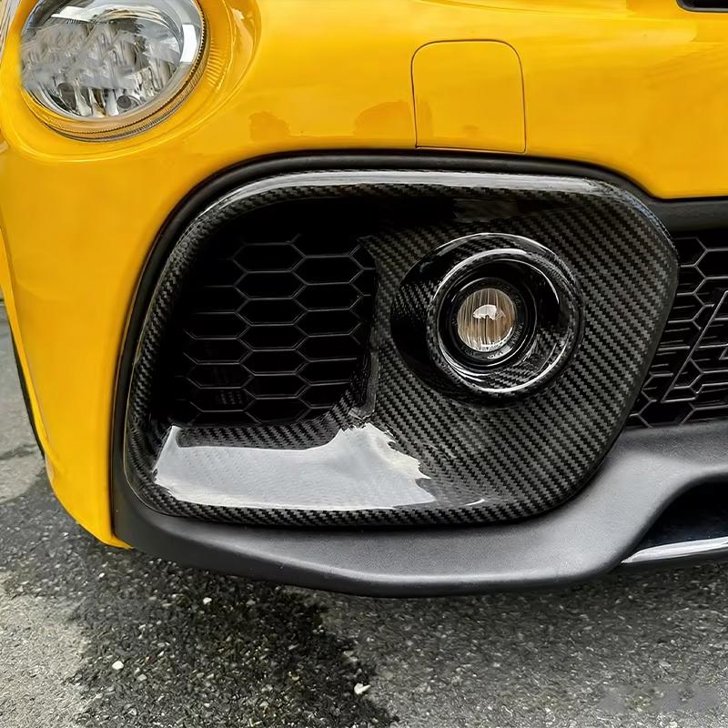 For Abarth 595 695 2017 2018 2019 2020 2021 2022 2023 2024 Real Carbon Fiber Car Front Fog Lamp cover Car Accessories LHD RHD