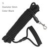 Long Dog Leash Tracking Round Rope Orange Outdoor Walk Training Pet Lead Leash For Medium Large Dog Leashes 3M/5M/10M/15M