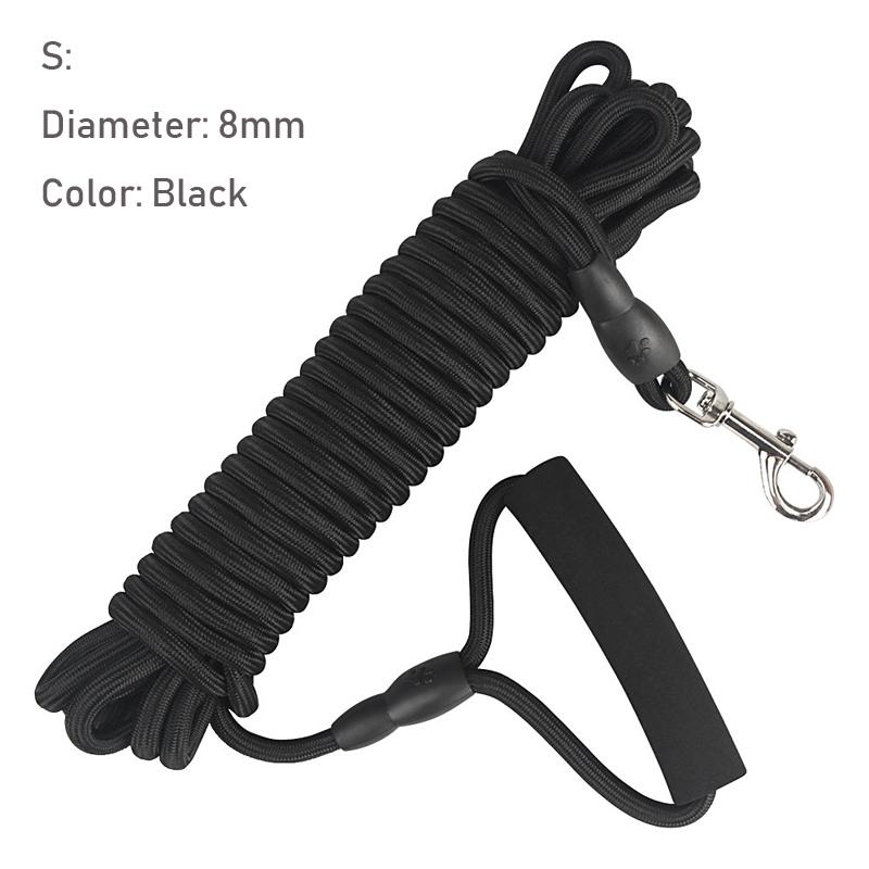Long Dog Leash Tracking Round Rope Orange Outdoor Walk Training Pet Lead Leash For Medium Large Dog Leashes 3M/5M/10M/15M
