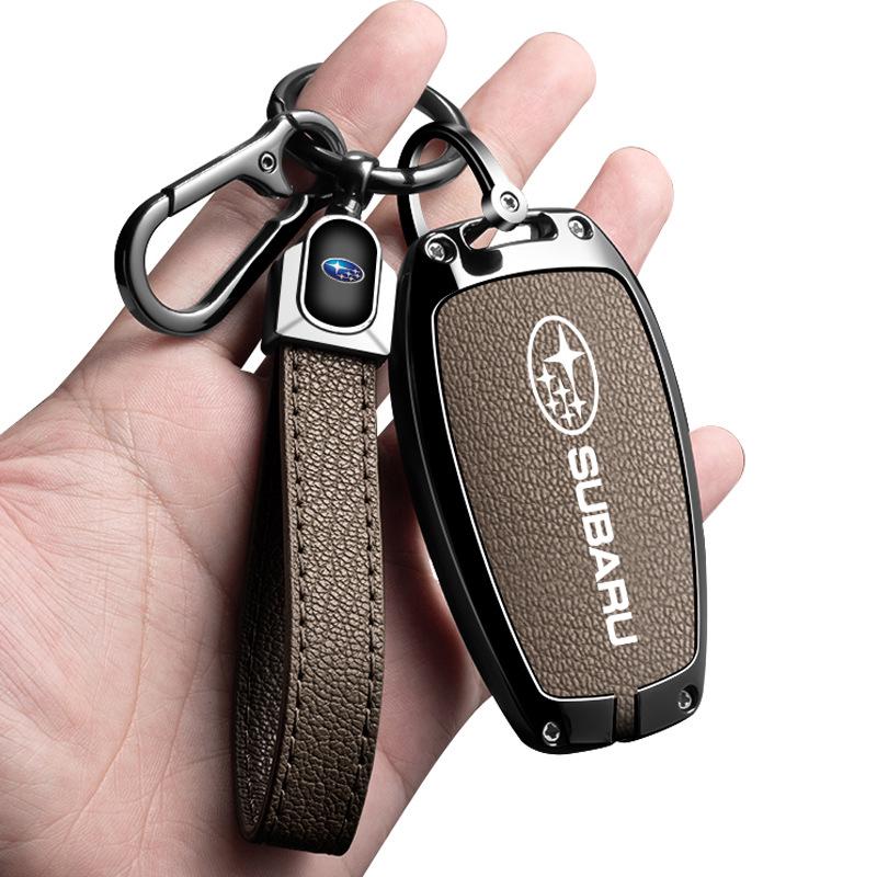 Subaru Key Case: Full Coverage Protective Shell for Forester, Outback, BRZ, Legacy, XV with Metal Buckle
