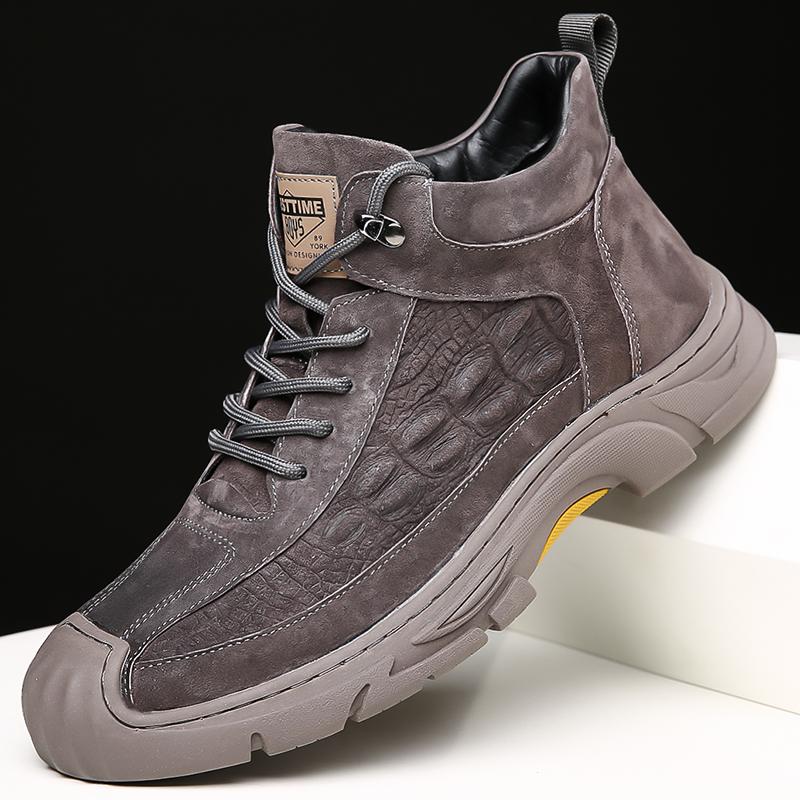 

Мужские ботинки Зимняя обувь Мужская обувь Уличные ботильоны Botas Hombre Зимние ботинки Рабочая Ходьба Альпинизм Путешествия Кроссовки 44 серый