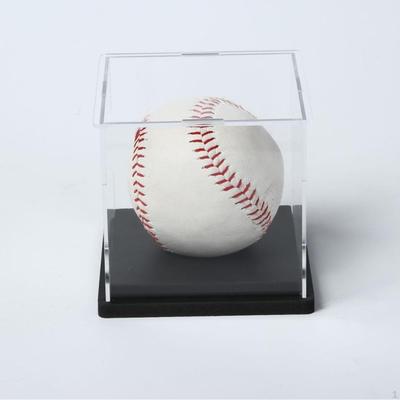 Softball Vitrine Aufbewahrung Stilvoll 11cmx11cmx11cm Stabiler Würfel Acryl Baseball Halter für