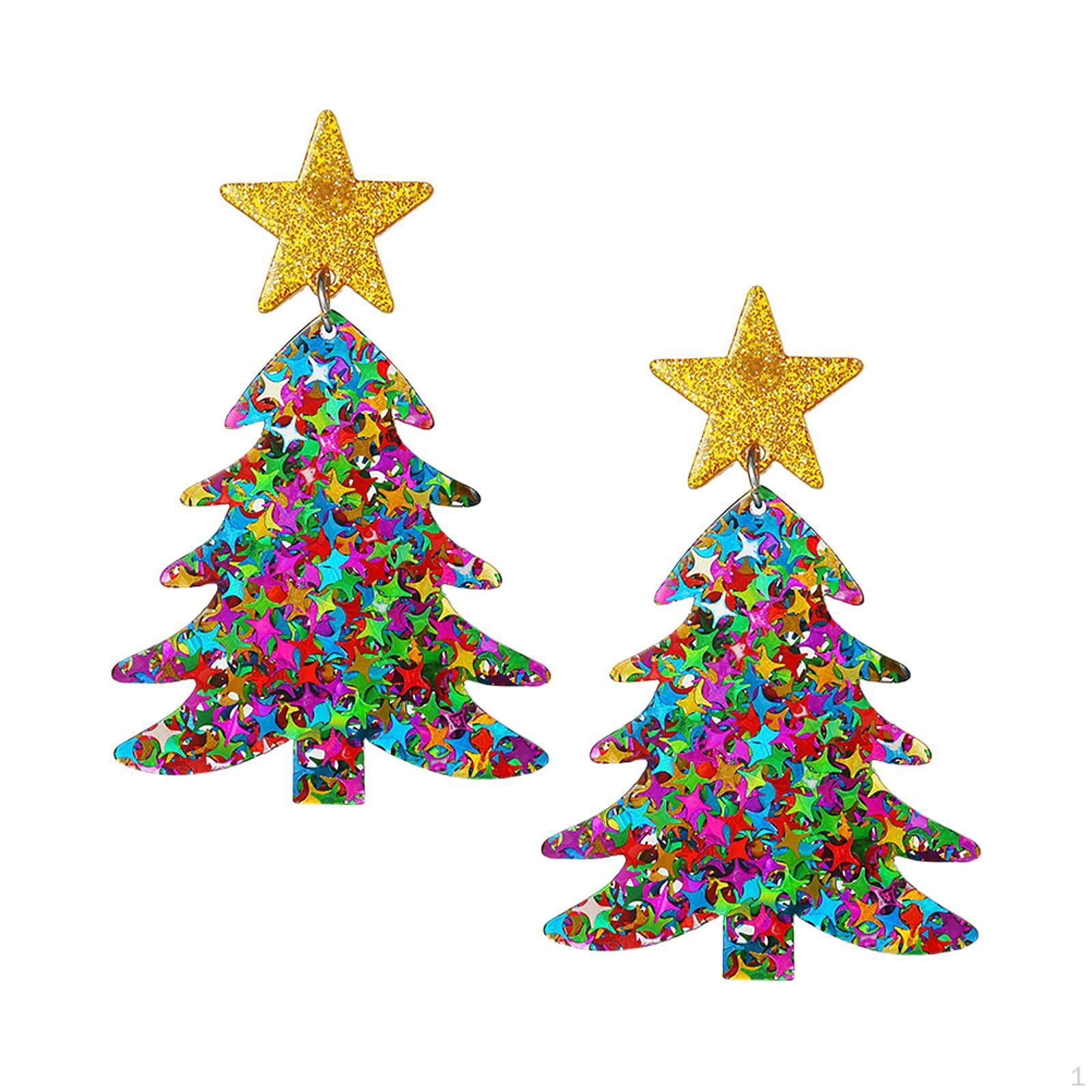 

Рождественские серьги-подвески для женщин, праздничные украшения для вечеринок и подарков