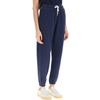 Polo Ralph Lauren Ss23 Solid Color Logo Embroidered Drawstring Elastic Waist Casual Sports Pants Women pants Navy-Blue 211891560-002