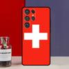 Schweiz Schweizer Flagge Hülle Für Samsung Galaxy S20 S21 FE Plus Note 20 Ultra S8 S9 S10 Note 10 Plus TPU Hülle