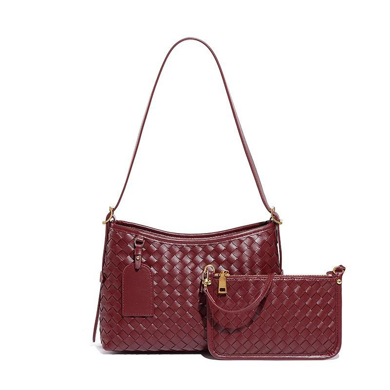French Woven Bag Simple Commuting All-match Shoulder Niche Design Mother-child High-end Cross-body