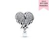Sparkling Angel Wings   Heart Charm 792980c01