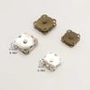 10 Pieces Snap Buckle Sewing Quilting Clasp Leathercraft Clothing Decorative Button Metal DIY Accessory 18.5MM