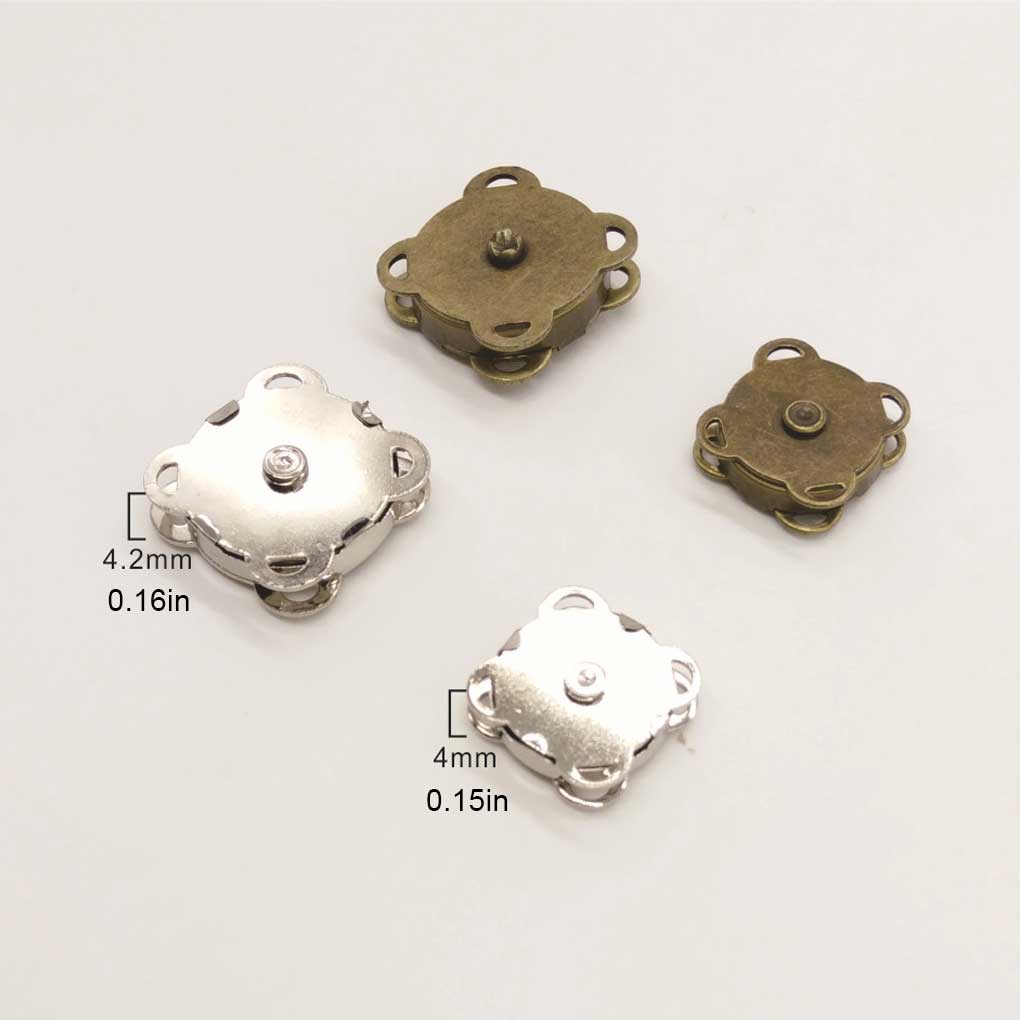 10 Pieces Snap Buckle Sewing Quilting Clasp Leathercraft Clothing Decorative Button Metal DIY Accessory 18.5MM
