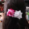 Cloth Rose Flower Hairpin Bohemian Style Girl Rose Hair Clip Sweet Flower Hair Clip  Bridal