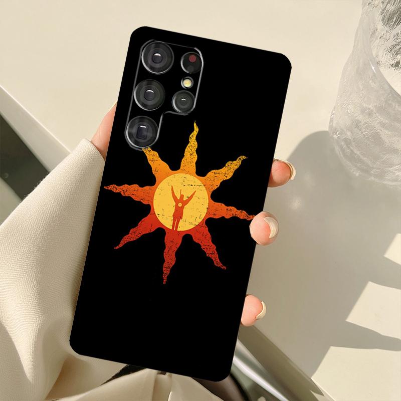 Praise the Sun Dark Souls For Samsung Galaxy S23 S22 Ultra S21 S20 FE S8 S9 S10 Note 10 Plus Note 20 Ultra Phone Case