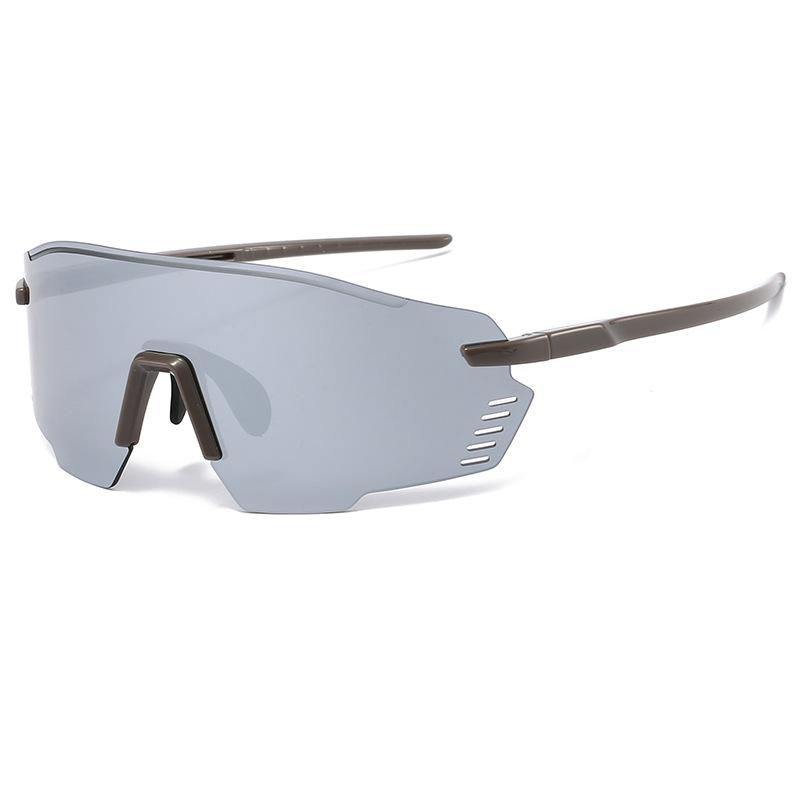 New Rimless Cycling Glasses, Outdoor Sports Sunglasses, Men's and Women's Hiking, Off-road, Running Sunglasses