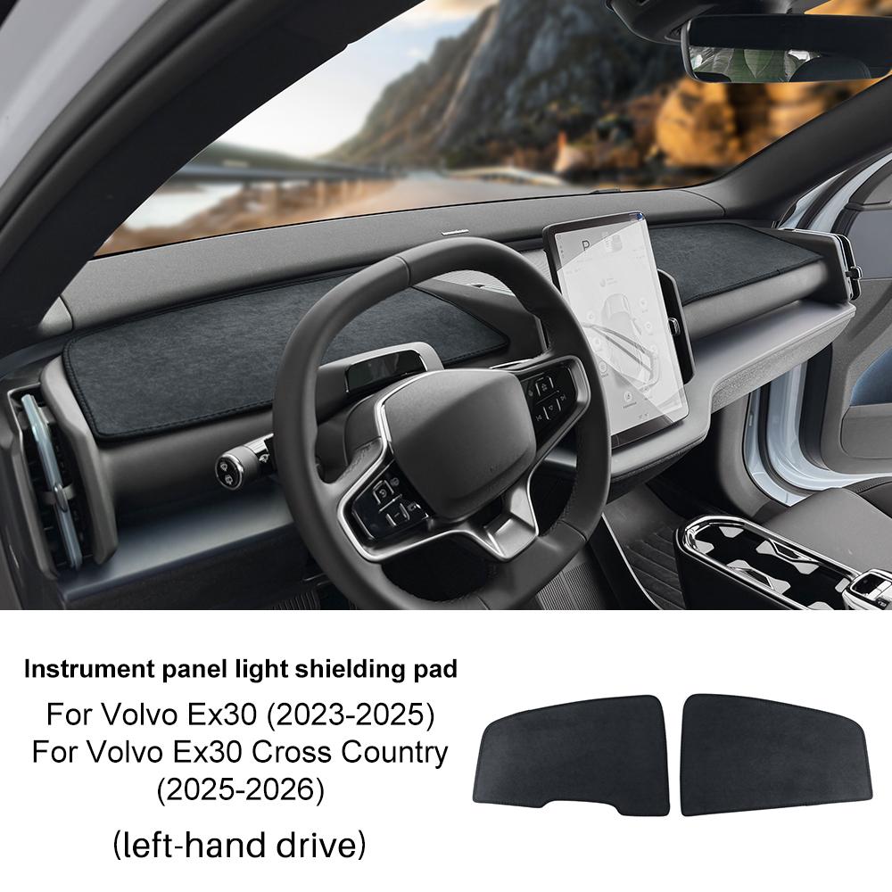 Premium Flannel For Volvo EX30 2023 2024 2025 2026 Ex30 Cross Country Car Dashboard Cover Mat Avoid Light Pad Anti-UV LHD RHD