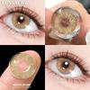 FUNSACHY 1 Pair Green Contact Lenses for Eyes Natural Colored Contact Blue Eyes Lenses Korean Contacts Lenses Yearly Gray Pupil