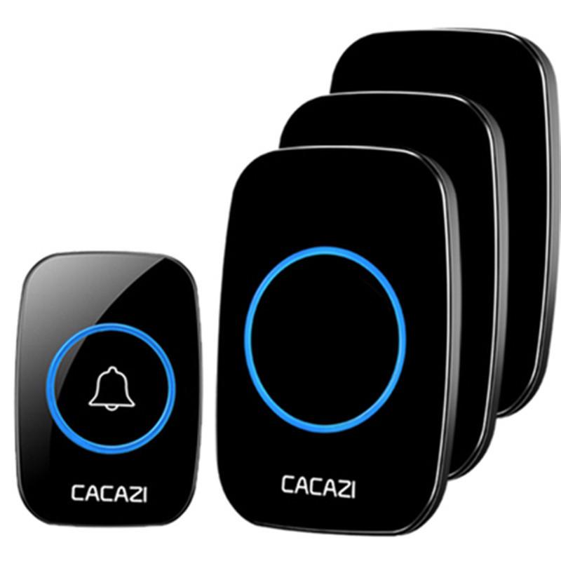 A10 Wireless Long-Range Home Doorbell with Multiple Call Bells and Elderly Pager, Compatible with EU, US, and UK Standards.