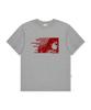 ESCAPEFROM Frame Girl Print Oversized Short Sleeve T-Shirt Gray