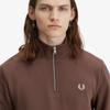 Fred Perry [baseline] Half Zip Up Sweatshirt  U85  Afpm2413574 U85