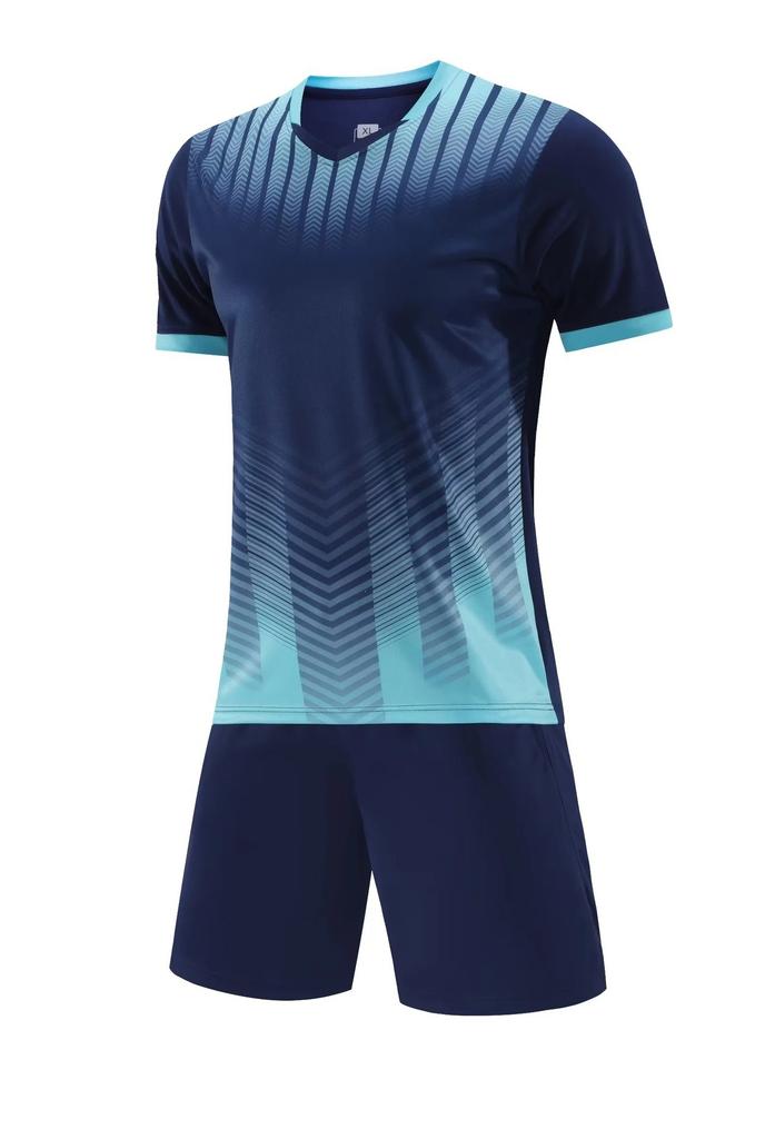 Soccer Uniform Sports Suit Quick-Drying Breathable Kids Varsity Training Camp Uniform Camouflage Soccer Jersey