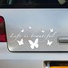 Car Stickers And Decals Reflective Precise Cut Decor With Butterfly Theme Car Decal Stickers For Window Friends Men Women
