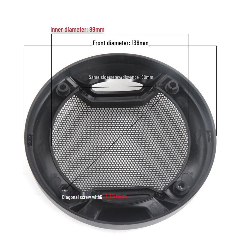4-Inch Universal Mesh Cover Speaker Grille for Car and Home Audio