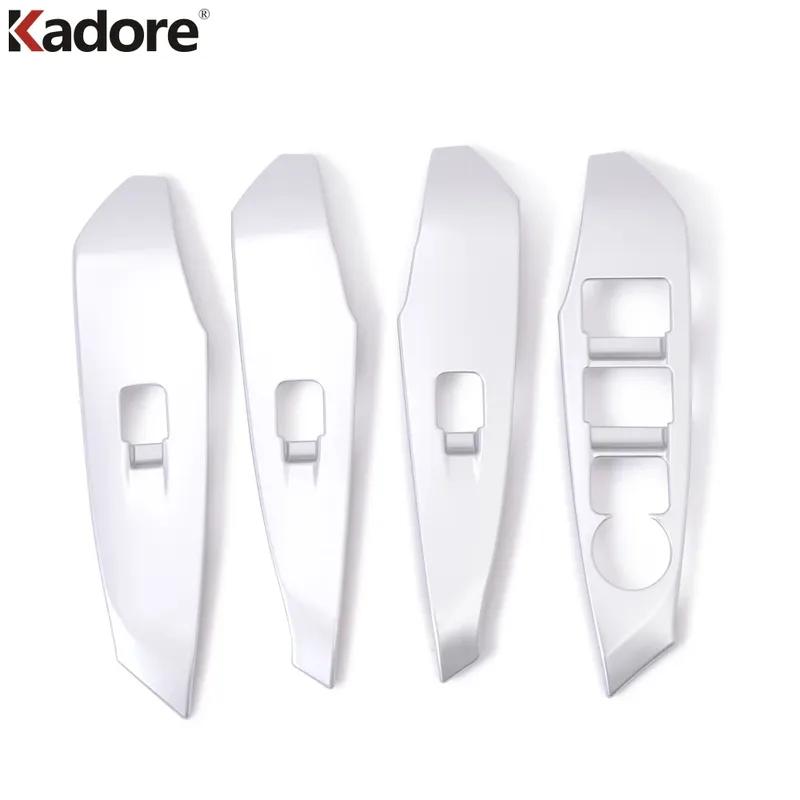 Car ide Door Armrest Window Lift Switch Button Panel Cover Trim For Mazda 6 Atenza 2017 2018 Matte Interior Accessories