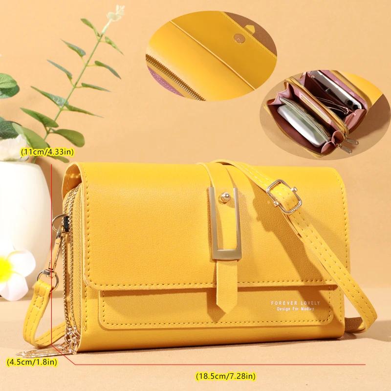 

Roulens Small Crossbody Shoulder Bag For Women,Cellphone Bags Card Holder Wallet Purse And Handbags Mini(Max Length 20cm)