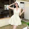 Dopamine New Dress Sweet and Spicy Neck Dress Internet Celebrity Small First Love Fresh Explosion First Love