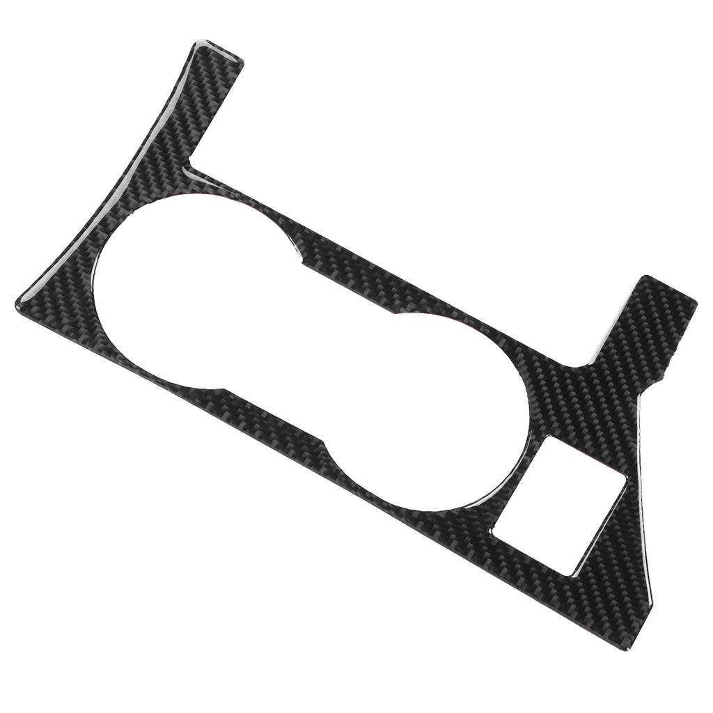 Water Cup Holder Panel Sticker Trim Soft Carbon Fiber Decors Fit for Corolla 2014 2018