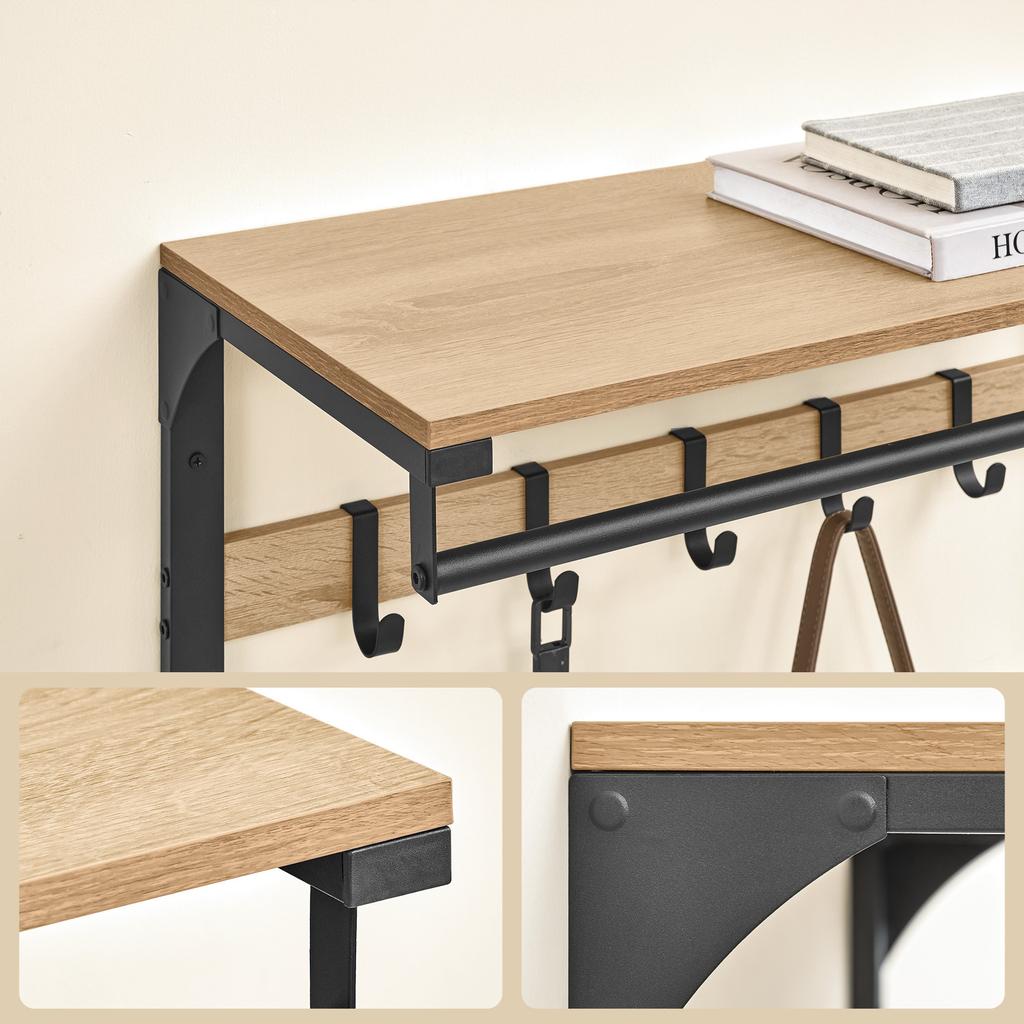 Shelf with Hangers - Sonoma - LCR101B11
