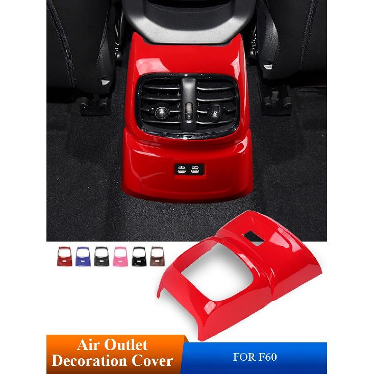 

1 шт., центральный подлокотник автомобиля из АБС-пластика, задний выпускной воздуховод, декоративная крышка, наклейки, Стайлинг автомобиля для BMW MINI New Countryman