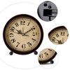 Home Decor Alarm Clock Mute Household Vintage Desktop Decorate Retro Tabletop Travel
