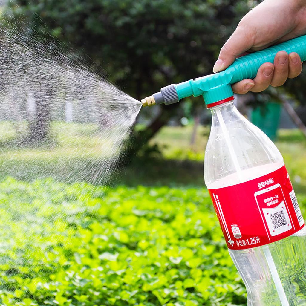 Manual High Pressure Air Pump Sprayer Adjustable Drink Bottle Spray Head Nozzle Garden Watering Tool Sprayer Agriculture Tools