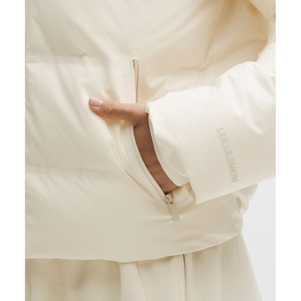 Lululemon Slush Hour 600 Down Fill Waterproof Jacket Light Ivory