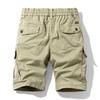 Herren Sommer Cargo Shorts Herren Mode Lässig Multi Taschen Shorts Hosen Elastische Taille Atmungsaktiv Jogging Shorts Herren