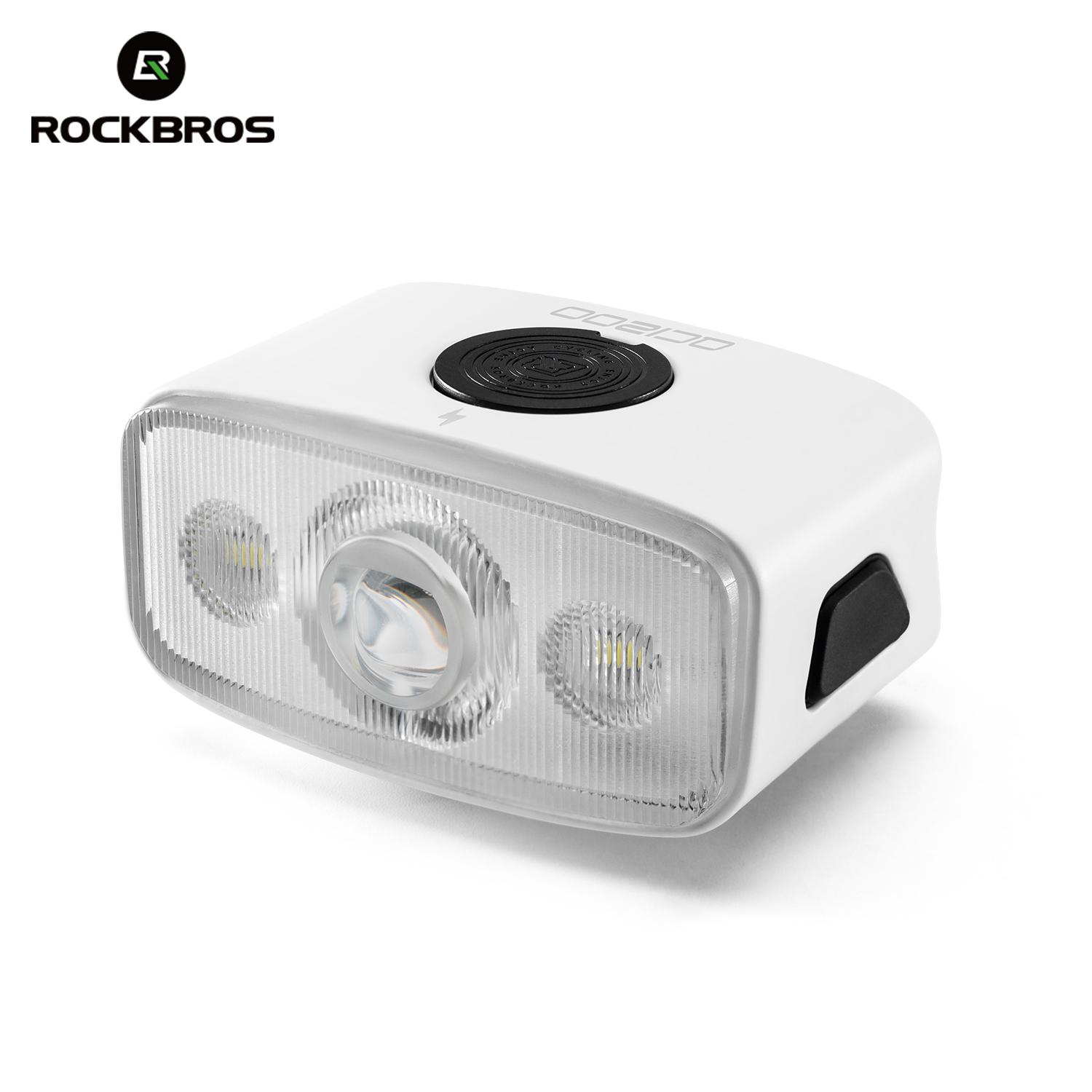 ROCKBROS Bicycle Headlight 3500mAh 1200LM Highlight Bike Lamp IPX6 Waterproof Aluminum Alloy Flashlight Bike Light  Accessories