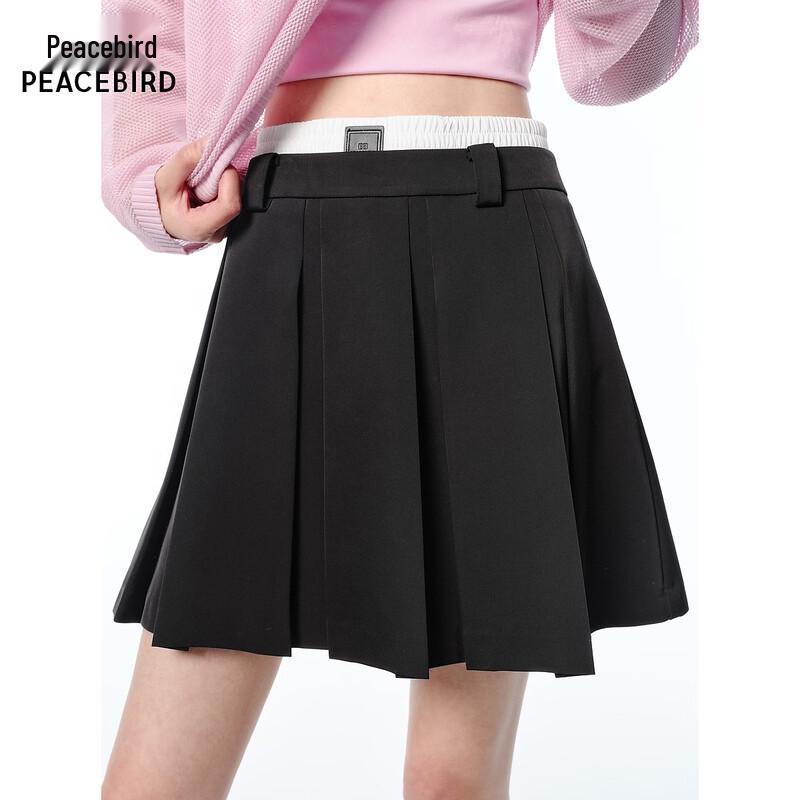 PEACEBIRD A-Line High-Waisted Short Skirt XS