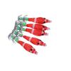 5pcs Artificial Baits Shrimp Lures Baits 5.8cm 3.1g Cuttlefish Hook Lures Glow Squid Jigs Glow Jigs Hook