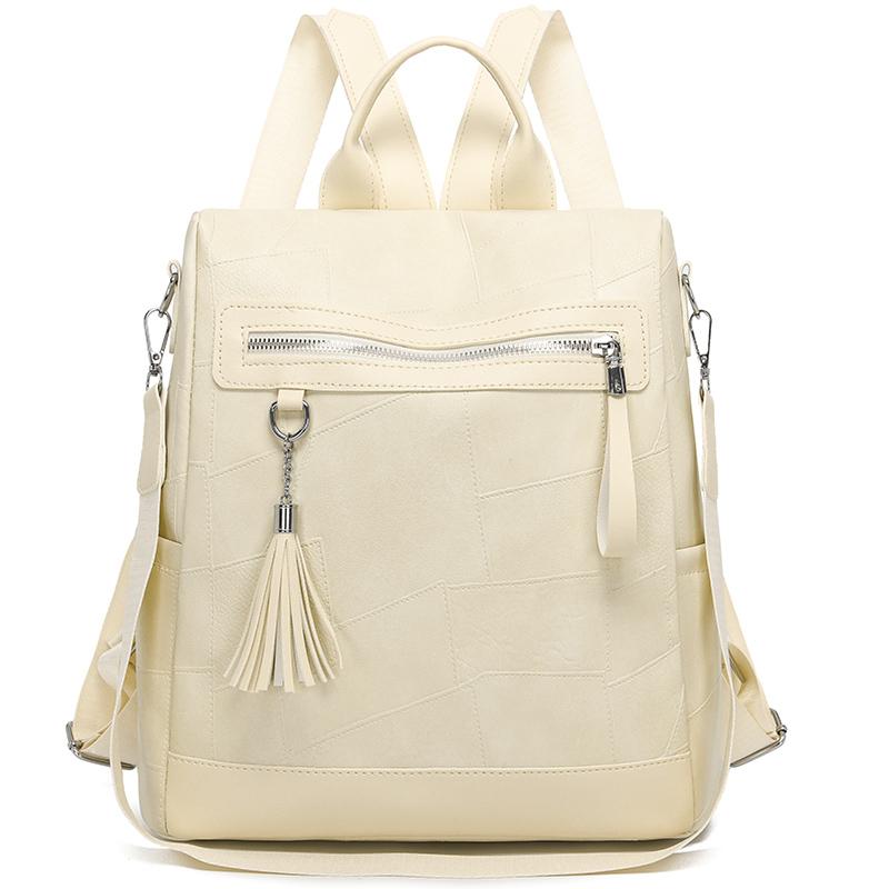 Женский кожаный рюкзак — фото 21