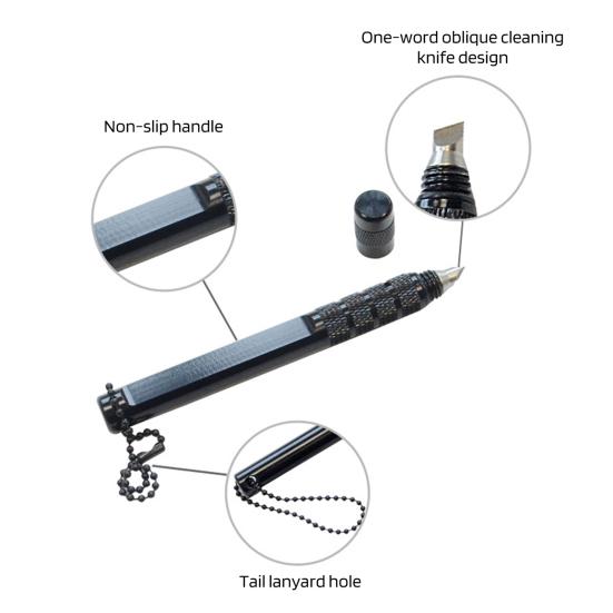 Golf Grooves Sharpener Portable Alloy Golf Club Wood Iron Wedge Head Cleaner Sharpening Re-Grooving Tool Golf Accessories