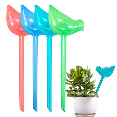 Self Watering Planter Insert Bird Shape Clear Plant Watering Bulb Automatic Irrigation Spikes for Indoor And Outdoor Potted