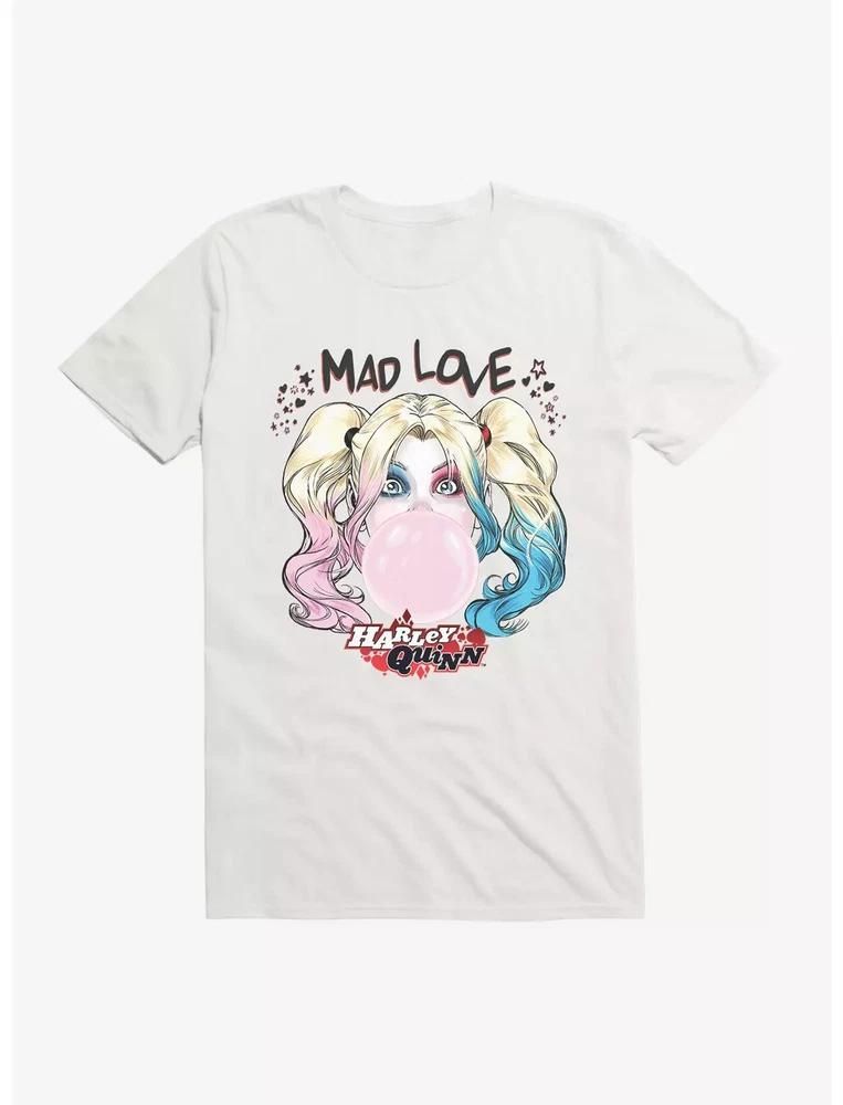 Harley Quinn Mad Love White TShirt S