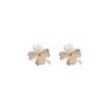 S925 Silver Flower Stud Earrings: 2023 Trendy High-End Minimalist Light Luxury Design for Women