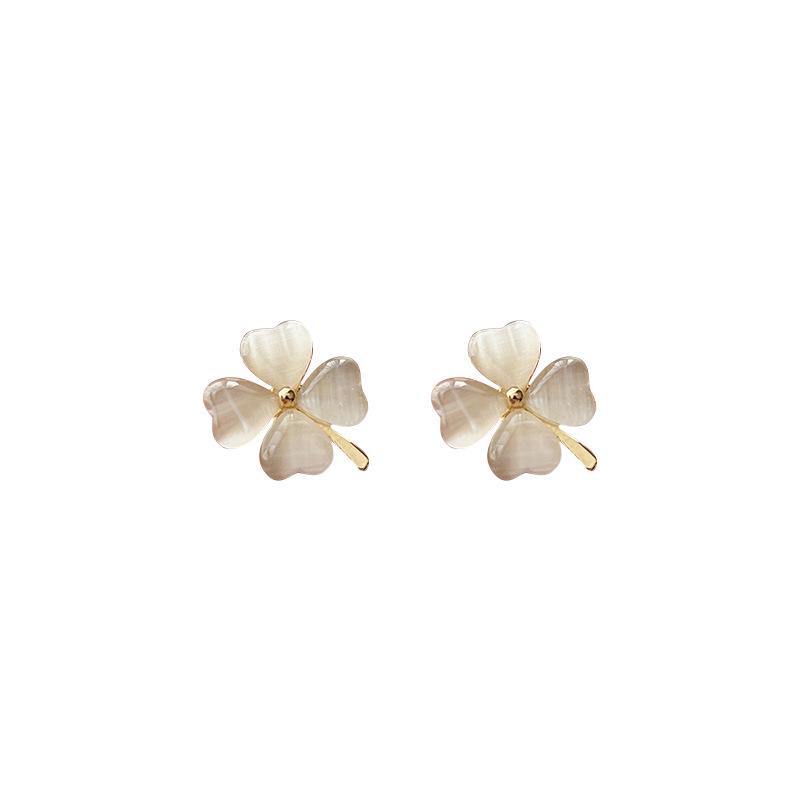S925 Silver Flower Stud Earrings: 2023 Trendy High-End Minimalist Light Luxury Design for Women